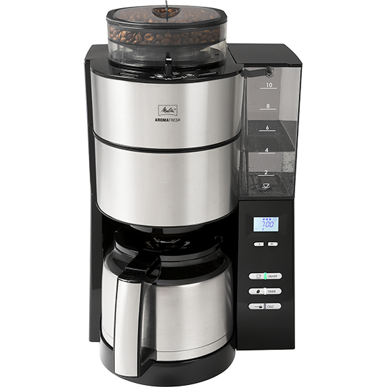 AromaFresh Therm filterkaffemaskine med kværn | Melitta® Online
