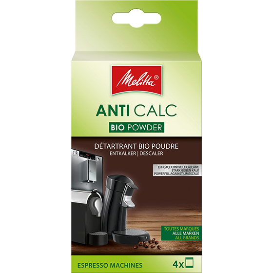 Anti Calc Bio Pulver für Kaffeevollautomaten, 4x40g